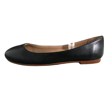 Sanis Women's Stylish & Comfortable Leather Flats - Black Sanis Shoes