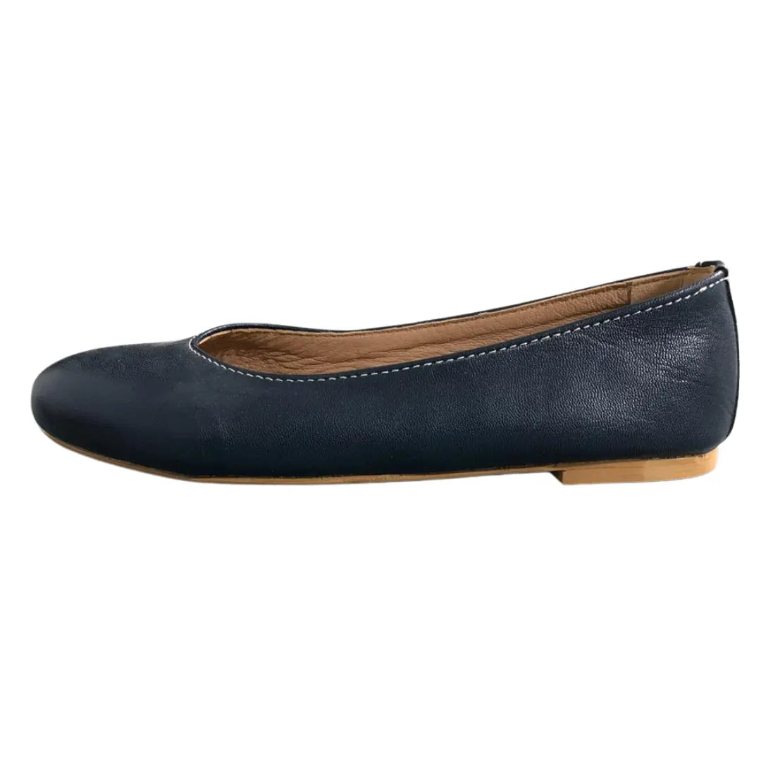 Sanis Women's Classic Leather Flats Sanis Shoes