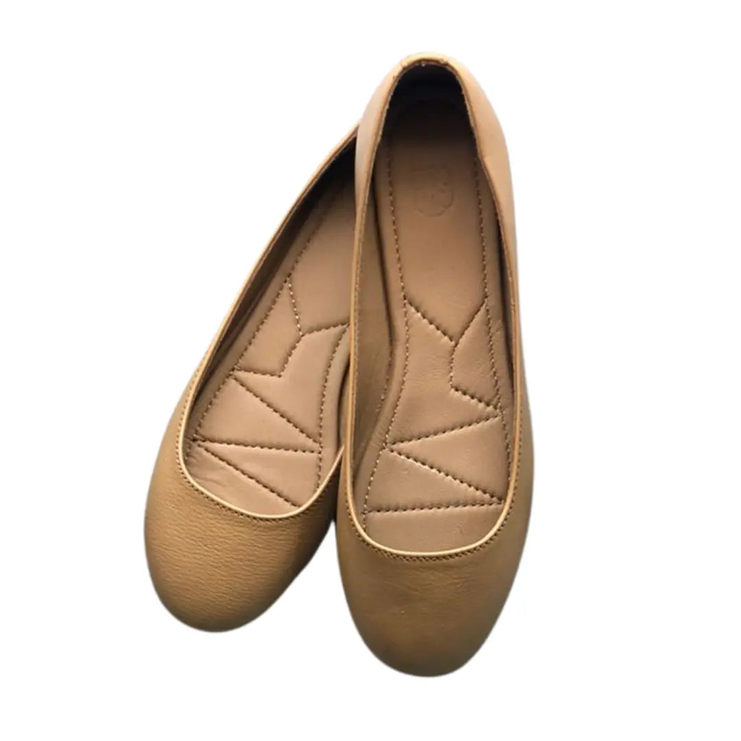 Simple & Chic: Sanis Leather Ballet Flats Sanis Shoes