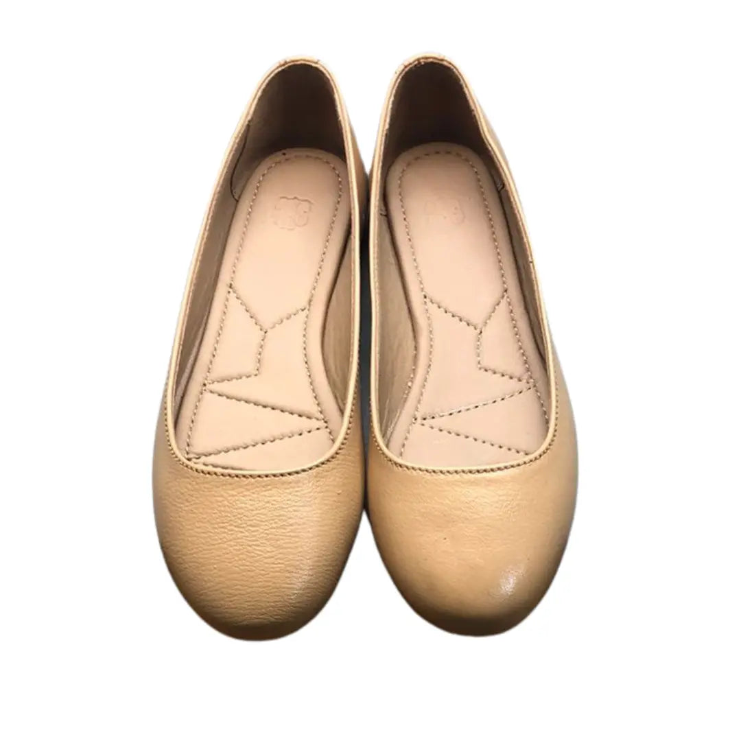 Simple & Chic: Sanis Leather Ballet Flats Sanis Shoes